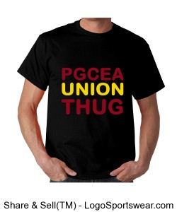 Union Thug T-Shirt Design Zoom